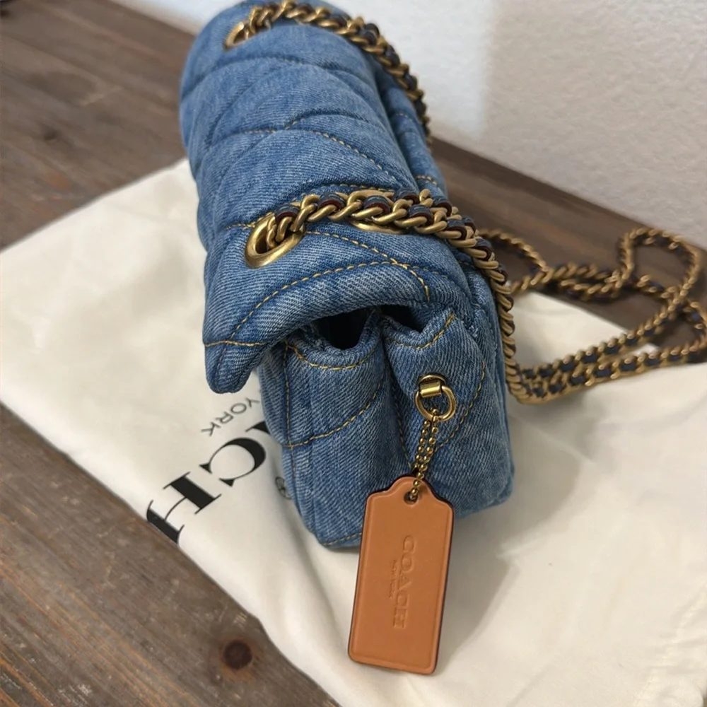 Coach Tabby 20 Quilted Denim
